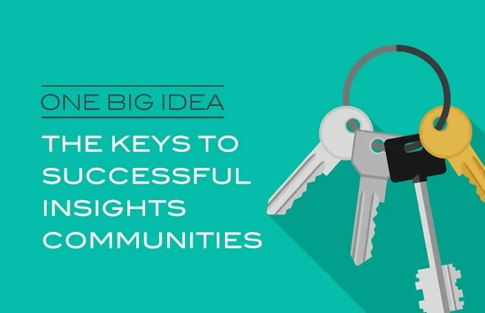 One Big Idea: The Keys to Successful Insights Communities