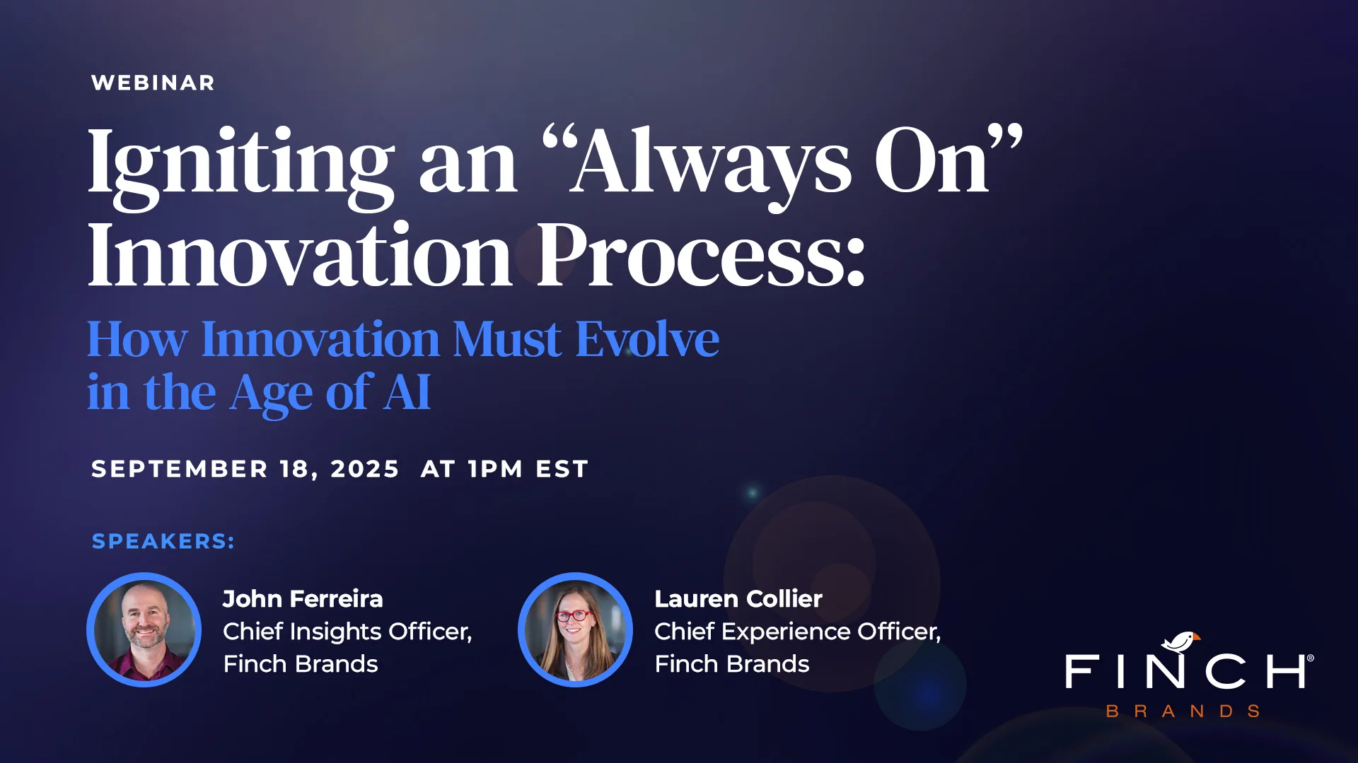 Webinar – Igniting an Always on Innovation Process: How Innovation Must Evolve in the Age of AI